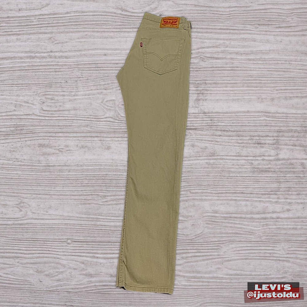 Levi's 502 Denim Jeans | Men's W32 - L34 | Beige, Slim Straight, Zip Fly - Picture 8 of 15